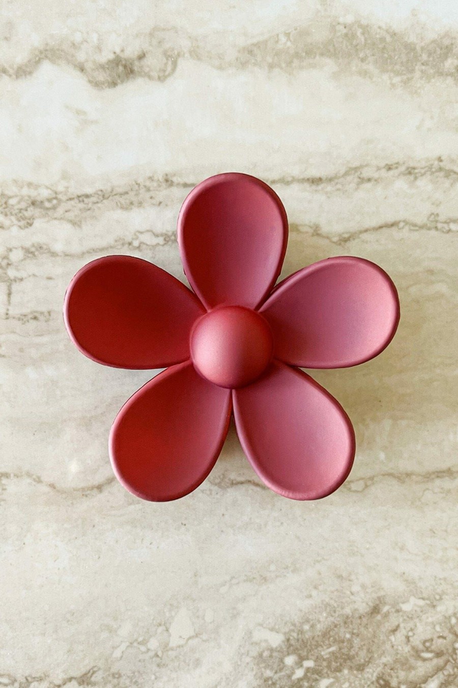 Metamorphosis * | Best Deal Dippin' Daisy'S Oopsy Daisy Hair Claw Clip Burgundy Burgundy