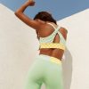 Summer Sanctuary * | Best Sale Dippin' Daisy'S Starla Sports Bra Checked Out (Green/Yellow) Checked Out (Green/Yellow)