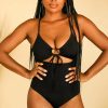 Summer Sanctuary * | Cheapest Dippin' Daisy'S Nova One Piece Black Black