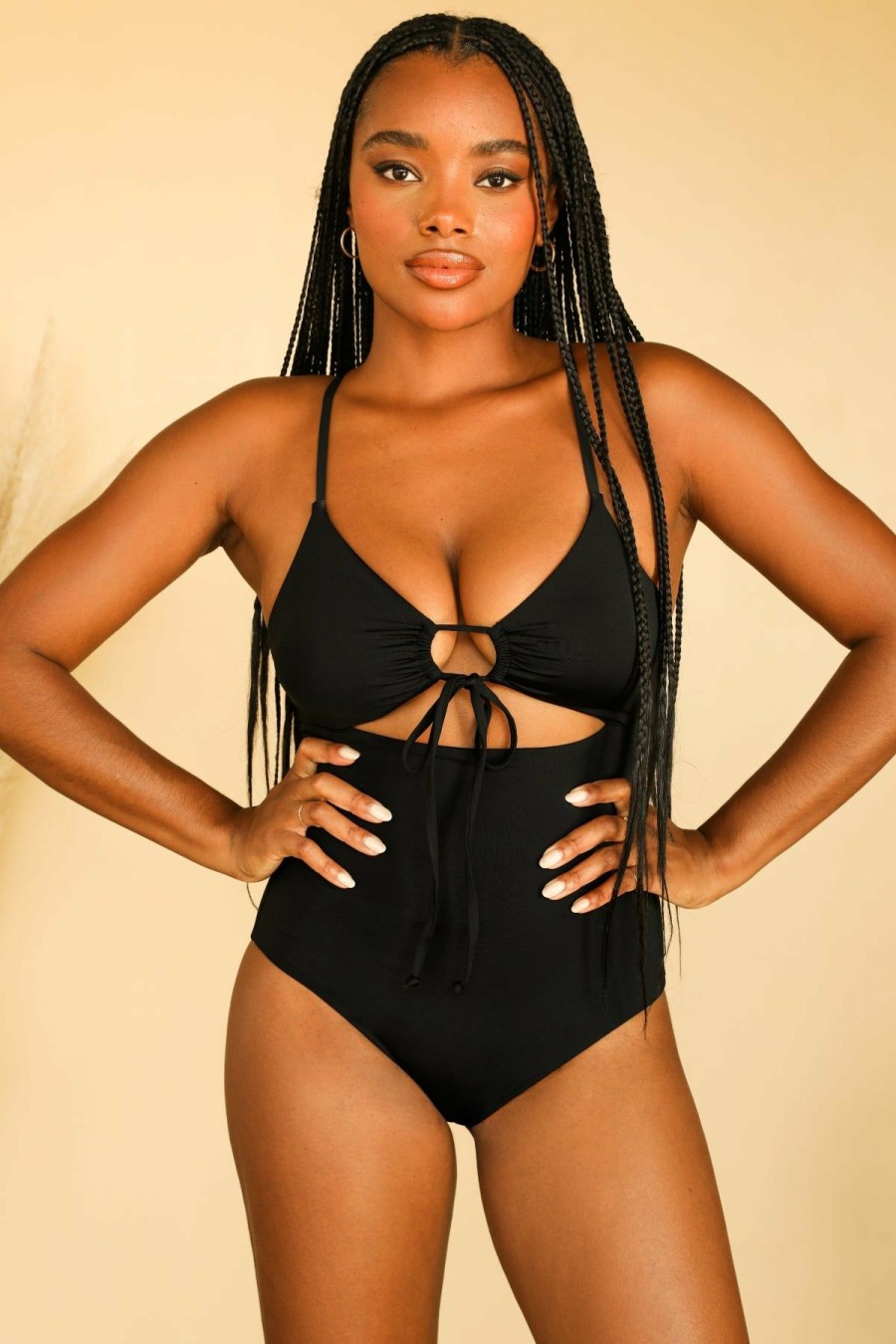 Summer Sanctuary * | Cheapest Dippin' Daisy'S Nova One Piece Black Black